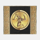 Sizilien Symbol Decke (Vorderseite (Horizontal))