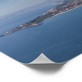 Sizilien - Taormina vor dem Ätna-Poster Poster (Ecke)