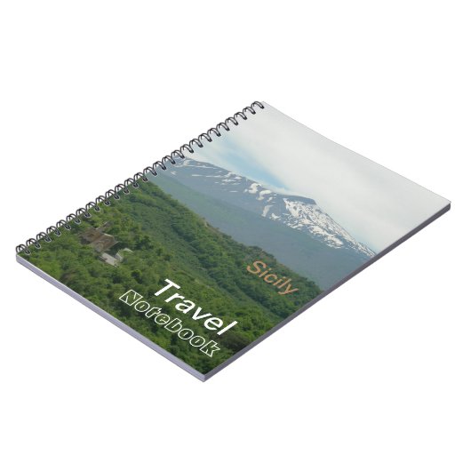 Sizilien Travel Destination Notebook Notizblock (Linke Seite)