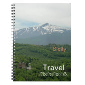 Sizilien Travel Destination Notebook Notizblock (Vorderseite)