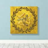 Sizilien Trinacria Olivenweg Gewürz Leinwanddruck (Insitu (Holzboden))