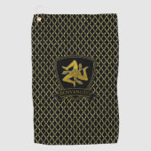 Sizilien-Trinacria-Quatrefolie Golfhandtuch (Vorderseite)
