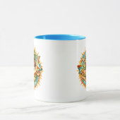 Sizilien Trinacria Sonne Tasse (Zentrum)
