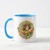 Sizilien Trinacria Sonne Tasse (Links)
