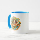 Sizilien Trinacria Sonne Tasse (Vorderseite Links)