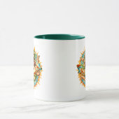 Sizilien Trinacria Sonne Tasse (Zentrum)