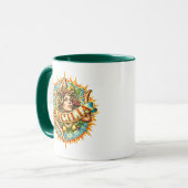 Sizilien Trinacria Sonne Tasse (Vorderseite Links)