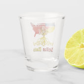 Sizilienamerikanische Wurzeln, Sizilien Schnapsglas (Rückseite)