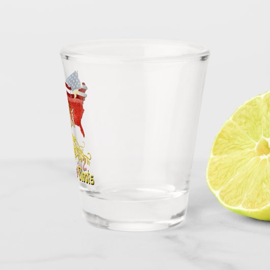 Sizilienamerikanische Wurzeln, Sizilien Schnapsglas (Rechts)