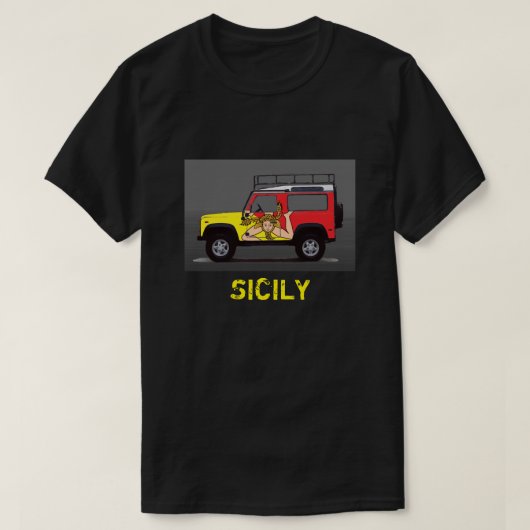 SIZILIERT T-Shirt (Design vorne)