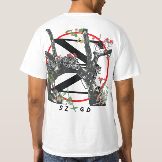 Sizmo x Pal Biso - Leapord Tree - T-Shirt (Rückseite)