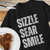 Sizzle Sear Smile Funny Carnivore Unisex T-Shirt