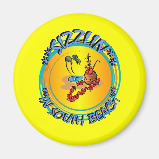 Sizzlin in South Beach Magnet (Vorne)