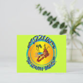Sizzlin in South Beach Postkarte (Stehend Vorderseite)