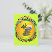 Sizzlin in South Beach Postkarte (Stehend Vorderseite)