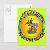 Sizzlin in South Beach Postkarte (Vorne/Hinten)