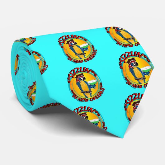 SIZZLIN PARROTS KRAWATTE (Gerollt)