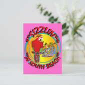 SIZZLIN PARROTS POSTKARTE (Stehend Vorderseite)