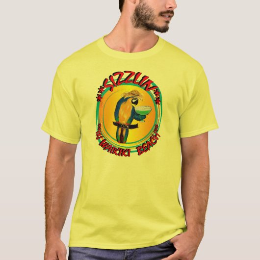 SIZZLIN PARROTS T-Shirt (Vorderseite)