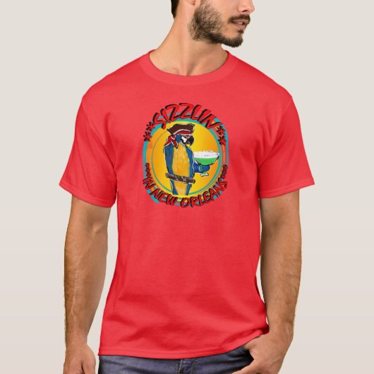 SIZZLIN PARROTS T-Shirt (Vorderseite)