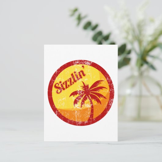 Sizzlin' Postkarte (Stehend Vorderseite)