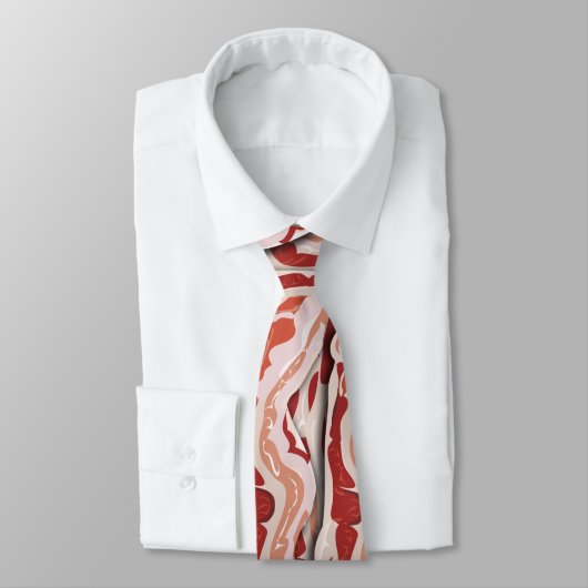 Sizzling Bacon Necktie Krawatte (Gebunden)