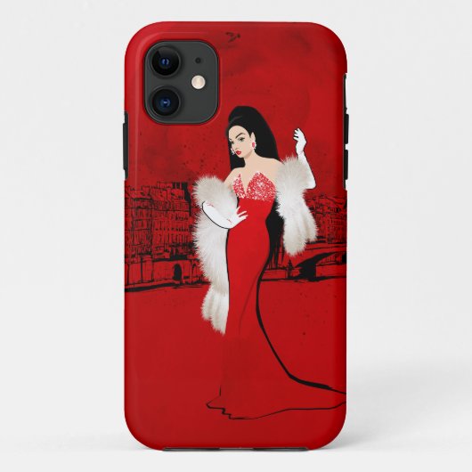 Sizzling in Paris Case-Mate iPhone Hülle (Rückseite)