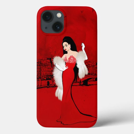Sizzling in Paris Case-Mate iPhone Hülle (Rückseite)