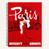Sizzling in Paris Notizblock (Vorderseite)