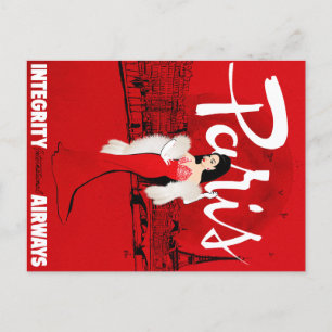 Sizzling in Paris Postkarte