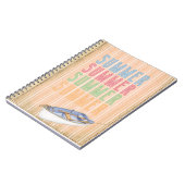 Sizzling Summer Vibes Notizblock (Linke Seite)