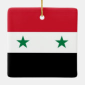 SJ001 Syrien FLAG Syrien, Keramikornament (Rückseite)