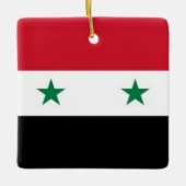 SJ001 Syrien FLAG Syrien, Keramikornament (Vorderseite)