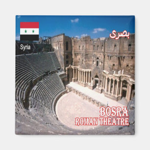 SJ011 PALMIRA, Römisches Theater in Bosra, Kühlsch Magnet