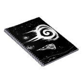 SJ-Negativspiralartendruck Notizblock (Rechte Seite)