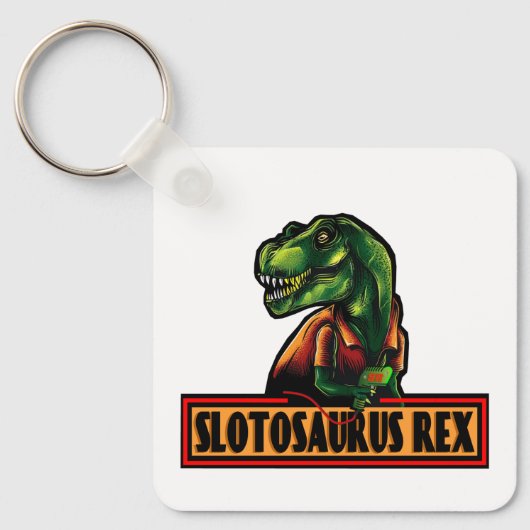 SJ Slotosaurus Rex Key Fob Schlüsselanhänger (Vorderseite)