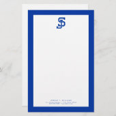 SJ Spartans Logo Briefpapier (Vorne/Hinten)