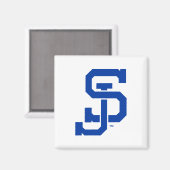 SJ Spartans Logo Magnet (Vorderseite/Rückseite)