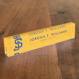 SJ Spartans Logo Namensplakette