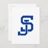 SJ Spartans Logo Postkarte (Vorne/Hinten)