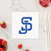 SJ Spartans Logo Serviette (Beispiel)