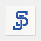 SJ Spartans Logo Serviette (Vorderseite)