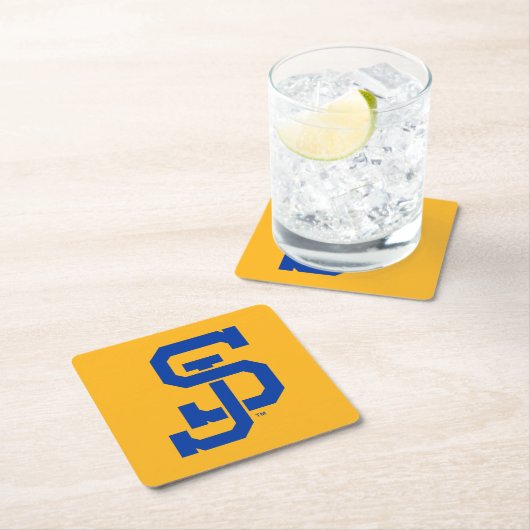 SJ Spartans Rechteckiger Pappuntersetzer (Vor Ort)