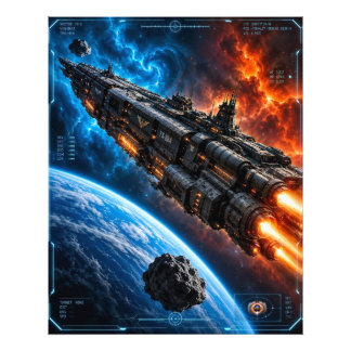 Sjöberg-Haldor um Thalassa Prime kreisend Fotodruck