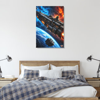 Sjöberg-Haldor um Thalassa Prime kreisend Leinwanddruck