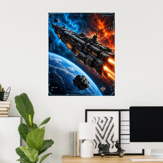 Sjöberg-Haldor um Thalassa Prime kreisend Poster