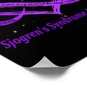 Sjogren-Syndrom Warrior-Down-Syndrom Poster (Ecke)