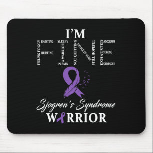 Sjogren-Syndrom Warrior I'm Fine-Down-Syndrom Mousepad