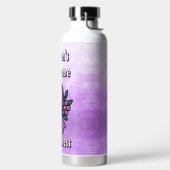 Sjögren's Awareness | Purple Ribbon Trinkflasche (links)