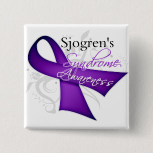 Sjogrens Syndrom-Bewusstsein Button